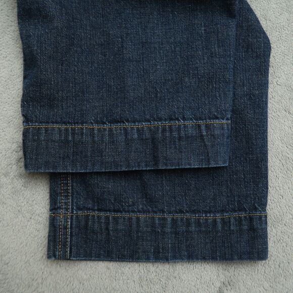 Ralph Lauren Jeans Women's 10 Blue Mid-Rise Newbury Denim Cropped 25.5" Inseam - Picture 2 of 14